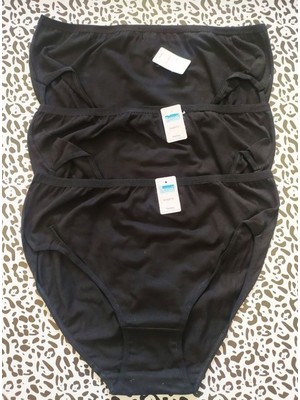 Berrak 2108 Siyah Bayan  Bato Külot 6'lı Paket