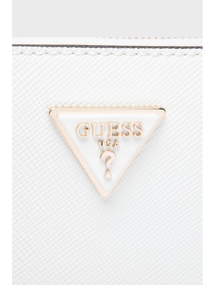 Guess Logolu Zincir Askılı Fermuarlı Noelle Çanta Bayan Çanta HWZG7879140 Whı