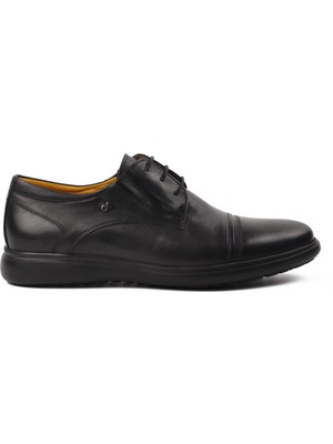 Dr. Flexer  341801 Siyah Hakiki Deri Erkek Comfort Ayakkabı