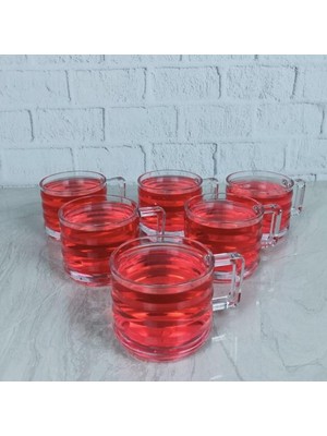 Paşabahçe 55833 Bricks 6'lı Çay-Kahve Kupası 250 cc