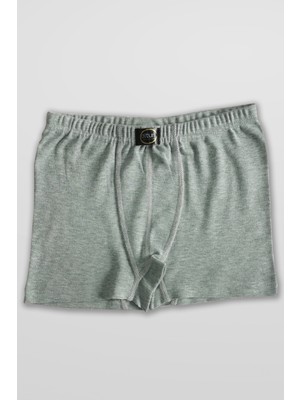 Altun Erkek Çocuk Gri Penye Boxer - 6 Adet