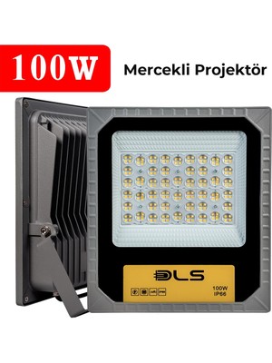 Dls 100W Led Projektör Park Bahçe Çevre Site Bina Tabela Dış Mekan Led Lamba