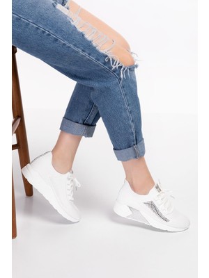 Guja Kadın Spor Comfort Taş Detay Ayakkabı