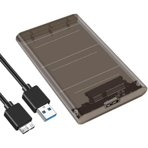 Gn-69 Şeffaf 2.5 Inç Sata Harddisk Kutusu USB 3.0 6 Tb Destekler 6gbps
