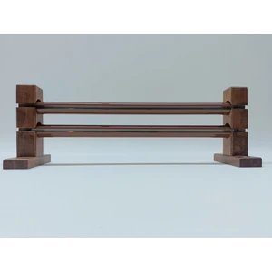 Bese Home Çift Raylı Çetray Rustik Perde Askısı Perde Kornişi Perde Aksesuarı