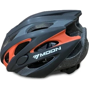 Moon Mv-29 Kask Işıklı - Mat Siyah Carbon Kırmızı - L