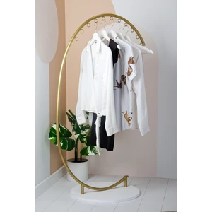 Fec Reklam Medusa Metal Ayaklı Askılık Konfeksiyon Askılığı Gold Elbise Askılığı Kıyafet Askılığı