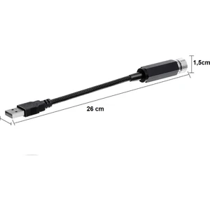 USB Yıldız Tavan Ledi 26CM 5 Modlu Kırmızı Renk