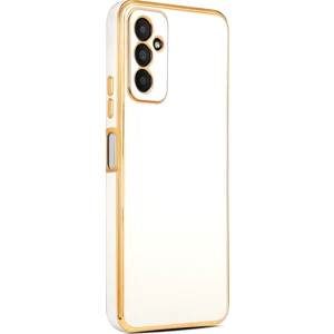 Samsung Galaxy M23 Kılıf Bark Parlak Kenarlı Kamera  Korumalı Silikon