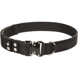 Polis Sepeti Tugan Çelik Tokalı Taktik Bükülmez Palaska-Siyah