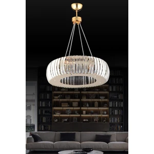 Istanbul Avize Venüs Gold 50 cm Kristal Taşlı  Avize