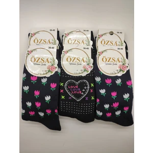 6'lı Bayan Termal Havlu Soket Çorap