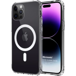 Apple iPhone 14 Pro Max Kılıf Magsafe Clear Soft Şeffaf