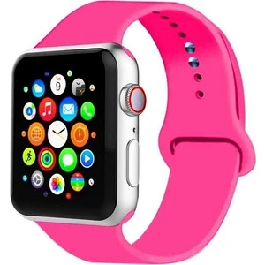 Apple Watch 3 4 5 6 7 8 Se 42 44 45MM Kordon Kayış Bileklik Klasik Kaliteli Silikon