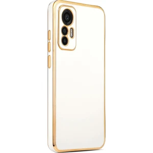 Xiaomi Mi 12 Lite Kılıf Olive Plated Beyaz