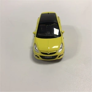 Die Cast Opel Corsa Metal Çek Bırak Araba Sarı