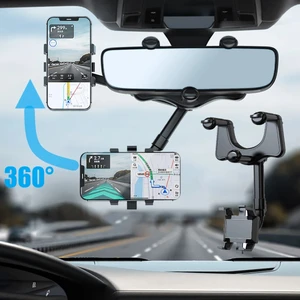 Araç Içi Uzayan Ayarlanabilir Dikiz Aynası Telefon Tutucu Car Holder (Açıklamayı Okuyunuz)