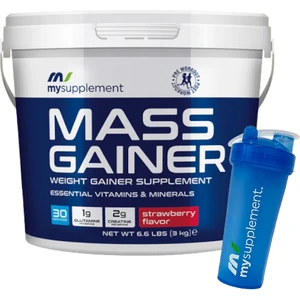 Mysupplement Mass Gainer Karbonhidrat Tozu Çilek 3000 gr