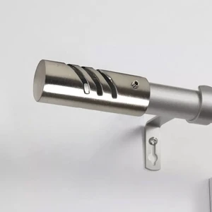 Binbirreyon Rustik Perde Borusu Başlığı 2 Adetli Set Çelik Silindir 19MM KD010