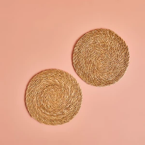 Bella Maison Rafe 2'li Nihale Naturel (20 cm)