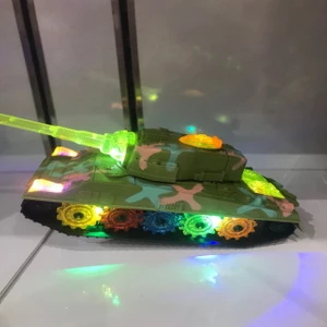 Sesli Işıklı Pilli Çard Dön Özel Model Tank