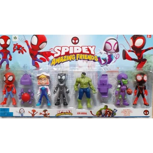 Spıdey Amazıng Frıends Spiderman 6 Lı Figür Oyuncak