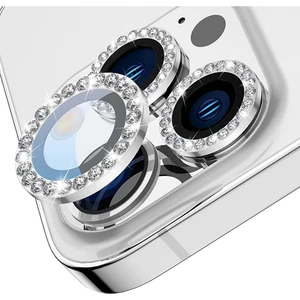 Iphone 14 Pro ve 14 Pro Max Uyumlu Taşlı Kamera Lens Koruyucu