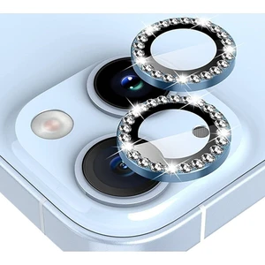 Iphone 14 ve 14 Plus Uyumlu Taşlı Kamera Lens Koruyucu