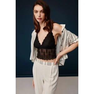 - Kadın Ekru Viskon 3 Lü Pijama Takımı 30003