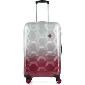 Gri-Bordo Ççs London 5226 Polikarbon Orta Boy Valiz