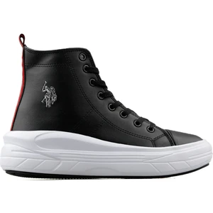 U.S. Polo Assn. Clementine Pu Kadın Siyah Bilekli Sneaker