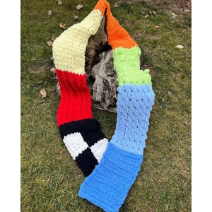 El Örgüsü Puffy Atkı