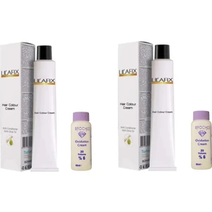 SAÇ BOYASI 7/73N ALTIN KARAMEL & BROCHES 20 VOLUME %6 OKSİDAN 60ML 2'Lİ SET