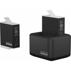 Gopro Enduro Ikili Şarj Cihazı + 2 Batarya (Hero9/10/11 Black)