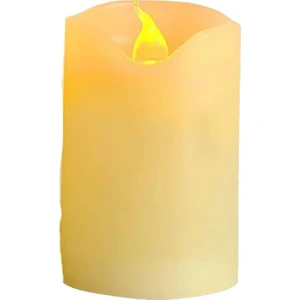 LED Gün Işığı Renkli Plastik Pilli Mum 8 cm