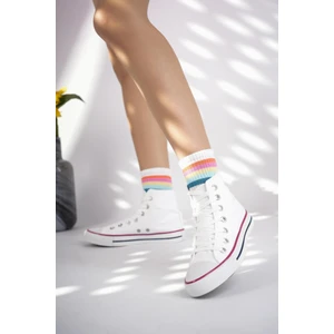 Xstreet Uzun Convers Keten Ayakkabı Spor Ayakkabı Günlük Sneakers