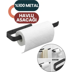 Homecare Vigna Black Havlu Folyo Asacağı