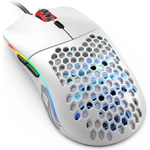 Model O- Kablolu Mat Beyaz Orta/Küçük El RGB Oyuncu Mouse GOM-WHITE