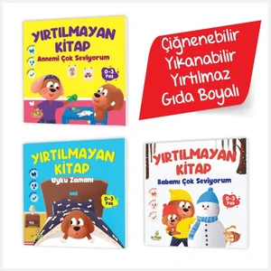 Yırtılmayan Kitap Serisi (Çiğnenebilir, Yıkanabilir, Yırtılmaz, Gıda Boyalı) - Ceviz