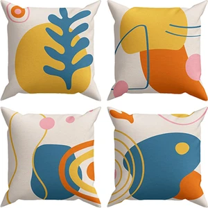 Abstract 4’lü Kırlent Kılıfı Ds64