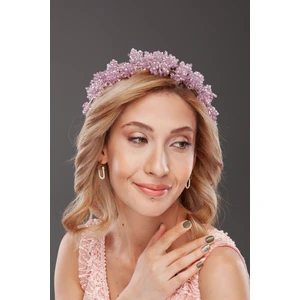 Simay Aksesuar Taşlı Gelin Kınatacı,düğün Tacı,kına Saç Aksesuarı