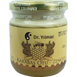 Dr. Yılmaz Organik Bal+Zencefil Karışımı (220 Gr) Dr. Yılmaz Organik Bal+Zencefil