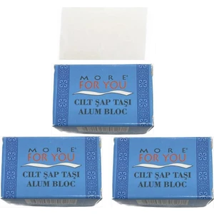 MORE FOR YOU Cilt Şapı Alüminyum Blok 3 Adet Ferahlatıcı Etkiyle Cilt Bakımı İçin