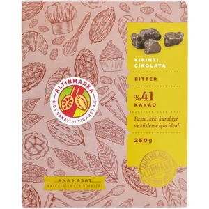 Alt308 Bitter Kırıntı Çikolata 4-7 mm Parlak 250 gr