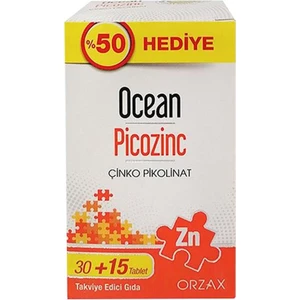 Ocean Picozinc Çinko Pikolinat 45 Tablet