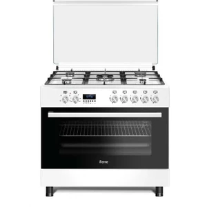 9050 E Beyaz Stylish Dijital Timer Kombine Kuzineli Fırın