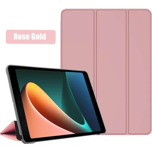 Xiaomi Redmi Pad 6gb 128GB 10.6"uyumlu Kılıf Smart Cover Standlı Arkası Mat Şeffafkapak