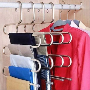 5 Katlı Metal Pantolon Askısı - Krom