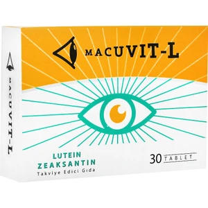 Macuvıt-L Lutein Zeaksantin Içeren Takviye Edici Gıda