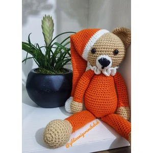 Yıldız Amigurumi Amigurumi Şapkalı Ayı Uyku Arkadaşı